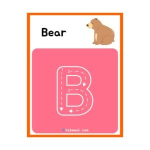 تحميل كتاب تعلم الحروف الكبيرة للأطفال بالألوان والحيوانات pdf 3