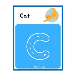 تحميل كتاب تعلم الحروف الكبيرة للأطفال بالألوان والحيوانات pdf 4