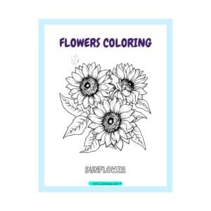 تحميل كتاب تلوين الزهور للأطفال PDF نشاط ممتع يعزز التركيز والإبداع